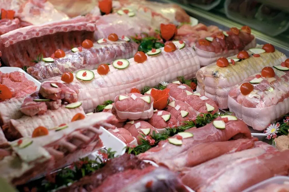 Viande vitrine